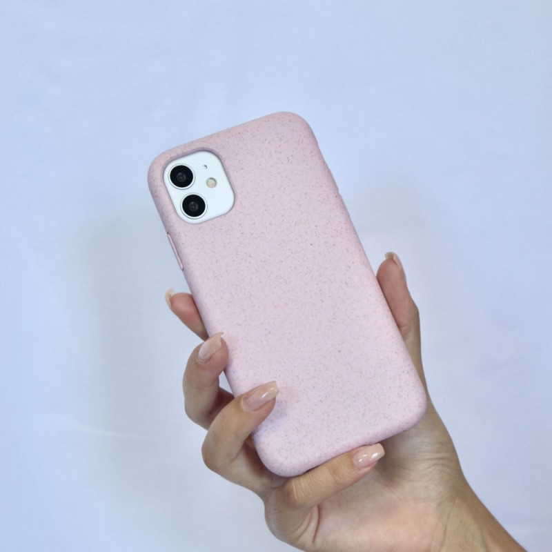 Coque Biodégradable Rose pour iPhone 11 Pro Max